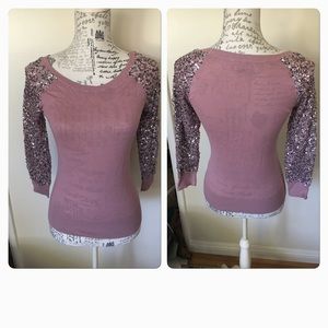 American Eagle sequin sweater